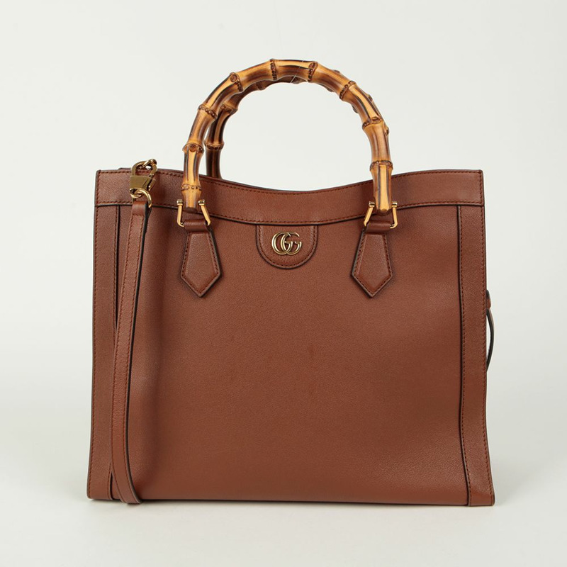 GUCCI Diana Bamboo 中型托特單肩包 655658-1