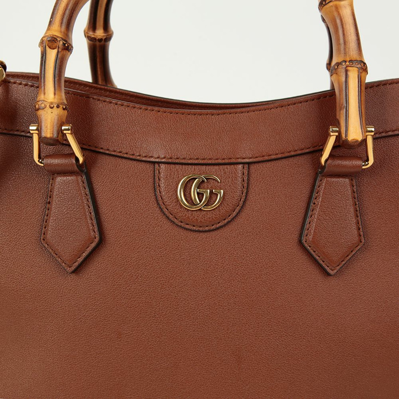 GUCCI Diana Bamboo 中型托特單肩包 655658-2