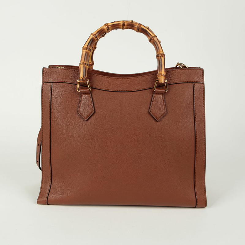 【包稅】GUCCI 655658 Diana 竹製中型手提單肩包-4