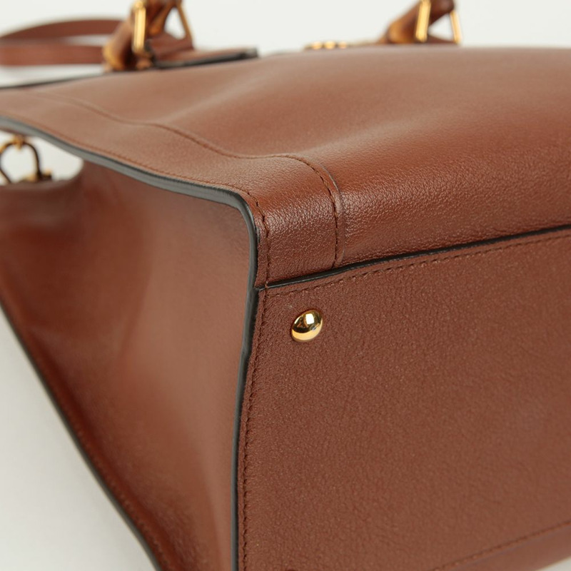 【包稅】GUCCI 655658 Diana 竹製中型手提單肩包-8