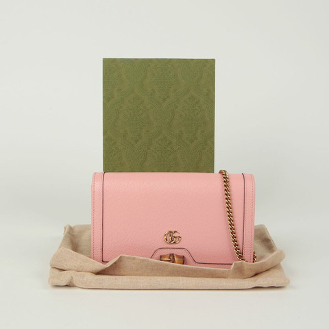 GUCCI Diana Bamboo 迷你肩斜背包