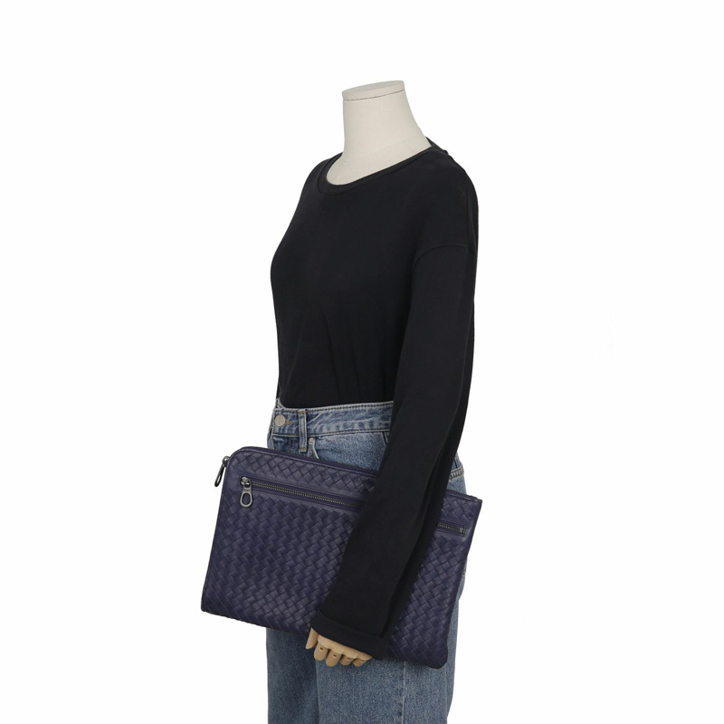 BOTTEGA VENETA Intrecciato 文件手拿包-12