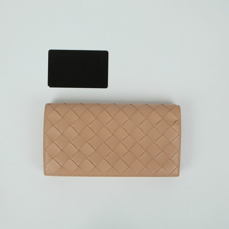 BOTTEGA VENETA 編織長皮夾-7