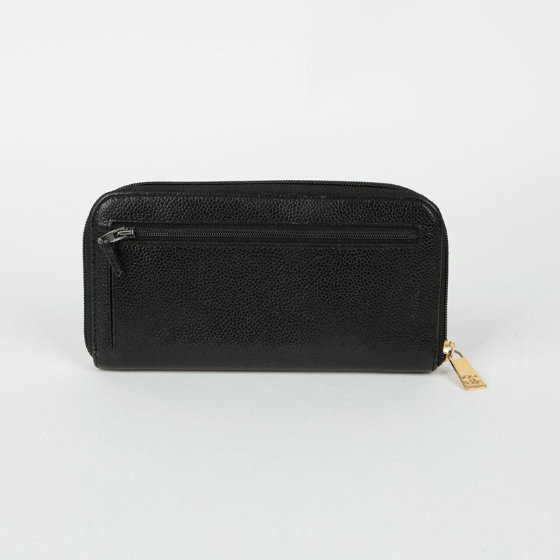 CHANEL Caviar Skin 永恆長版皮夾-2