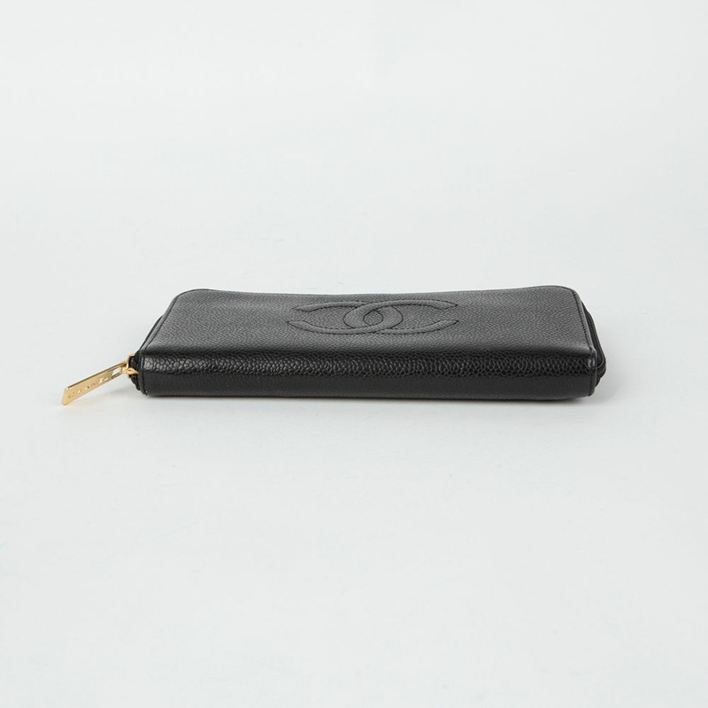 CHANEL Caviar Skin 永恆長版皮夾-5
