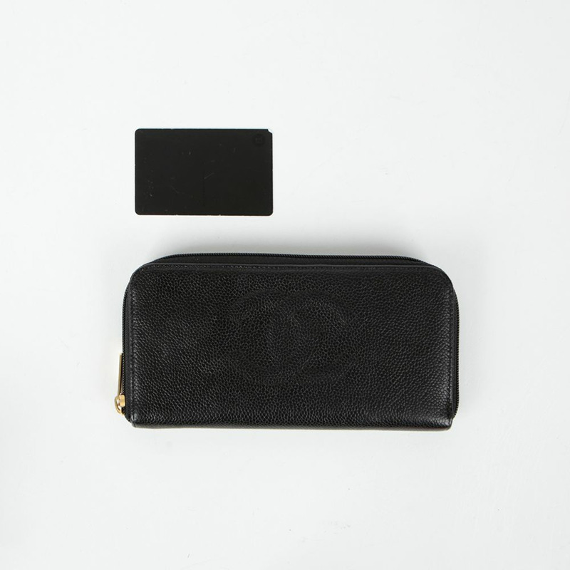 CHANEL Caviar Skin 永恆長版皮夾-8
