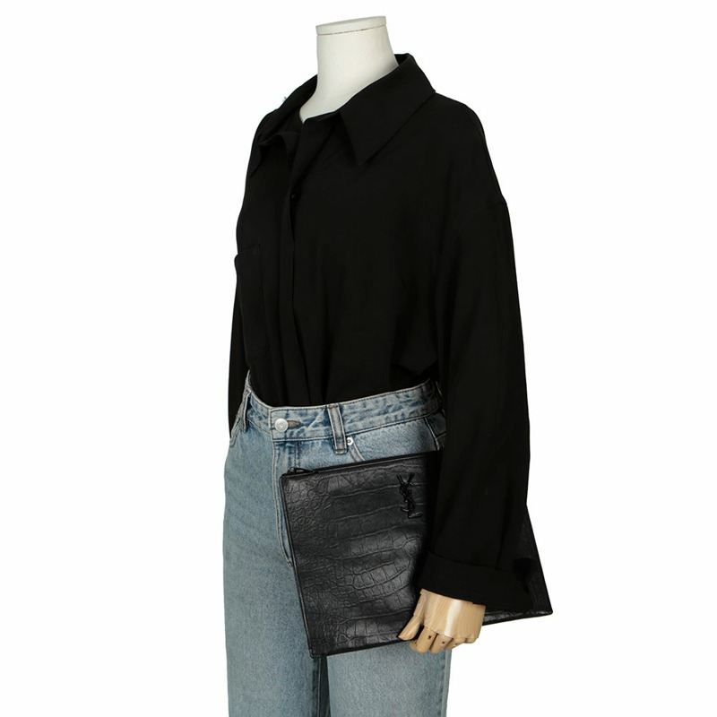 SAINT LAURENT Monogram 平板電腦袋 453249-13