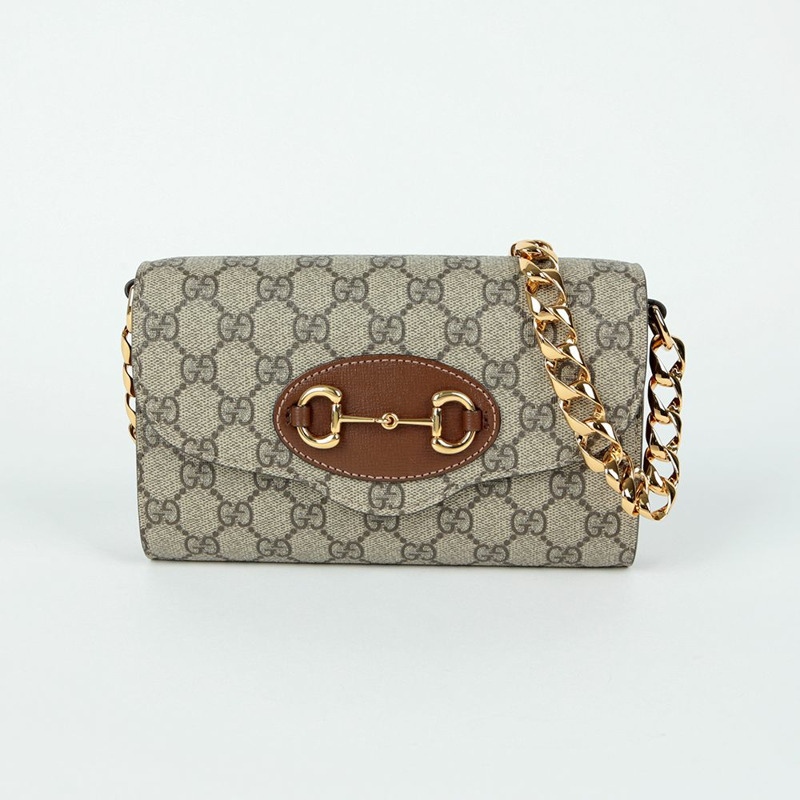 GUCCI Horsebit 1955 迷你肩斜背包 724713-1