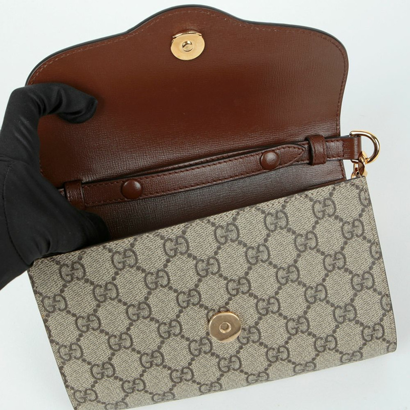 GUCCI Horsebit 1955 迷你肩斜背包 724713-7