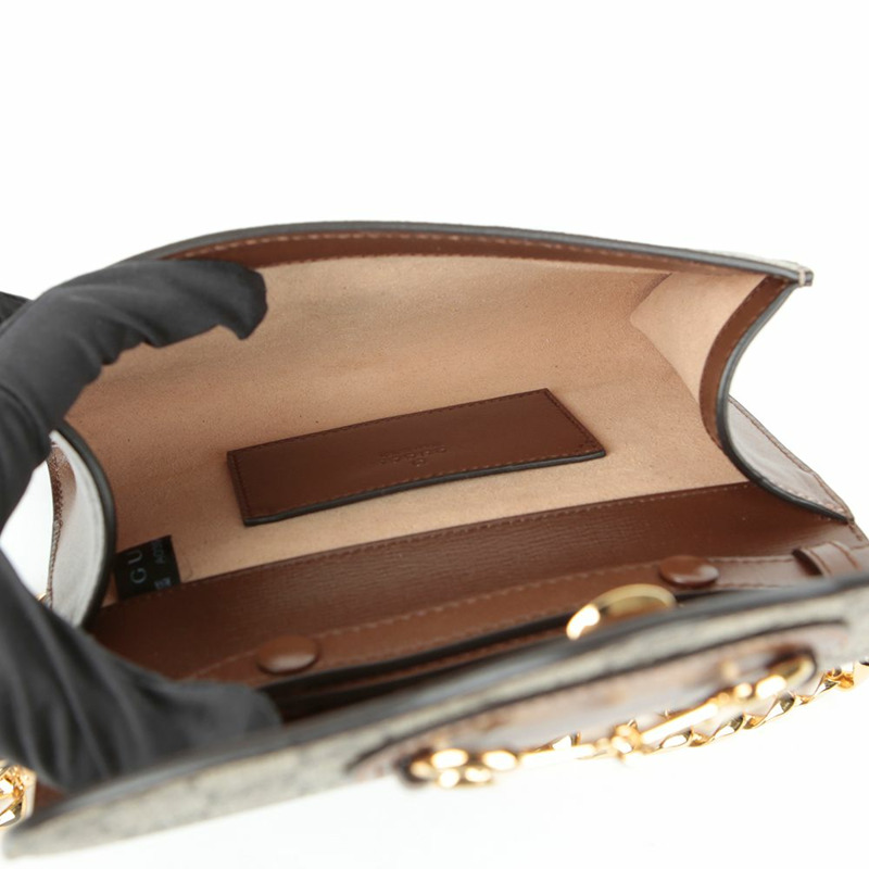 GUCCI Horsebit 1955 迷你肩斜背包 724713-8