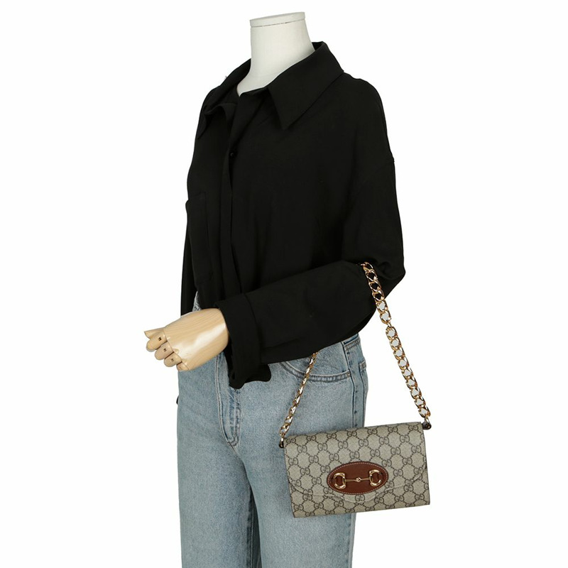 GUCCI Horsebit 1955 迷你肩斜背包 724713-9