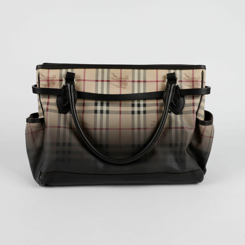 BURBERRY 漸層色托特單肩包-5