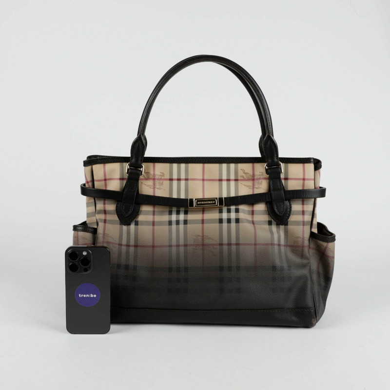 BURBERRY 漸層色托特單肩包-15