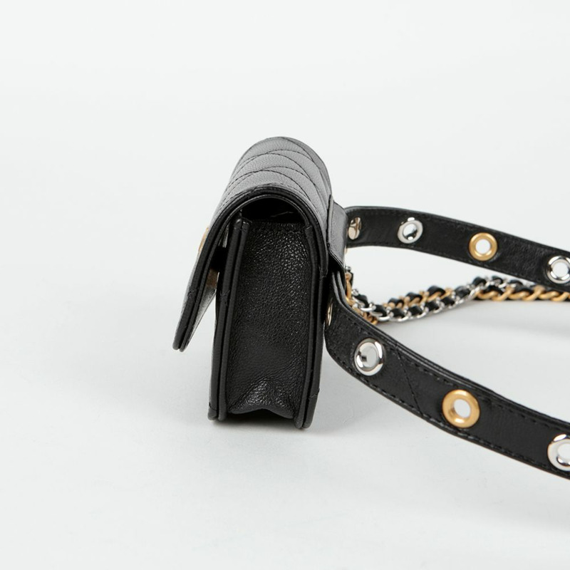 【包稅】CHANEL CC Logo 腰包-4