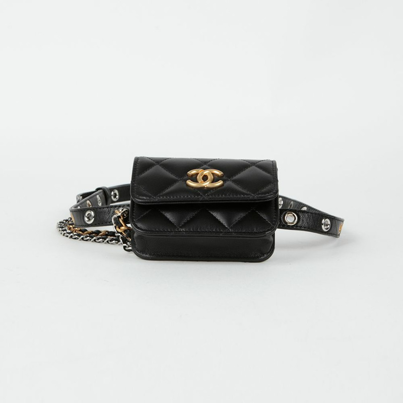 【包稅】CHANEL CC Logo 腰包-6