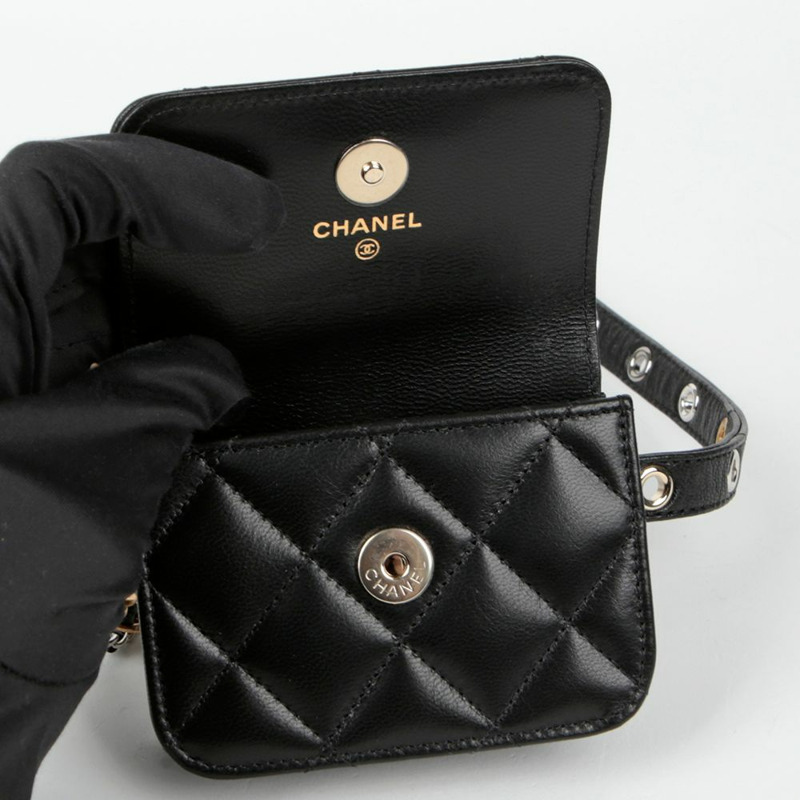 【包稅】CHANEL CC Logo 腰包-8