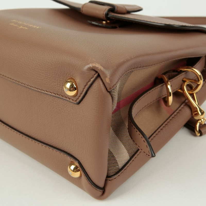 BURBERRY Camberley 小號托特單肩包-10