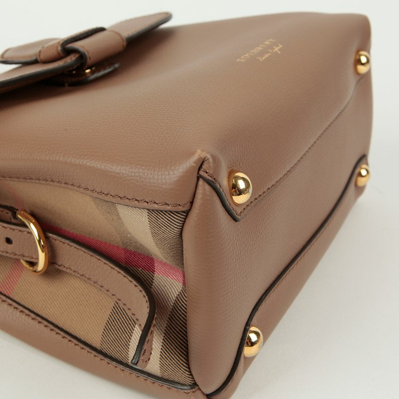 BURBERRY Camberley 小號托特單肩包-11