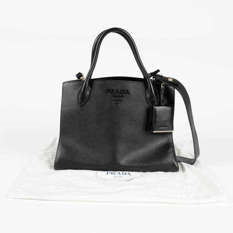 PRADA 單色托特肩背包