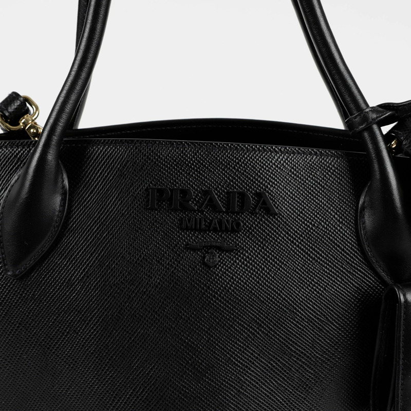 PRADA 單色托特肩背包-1