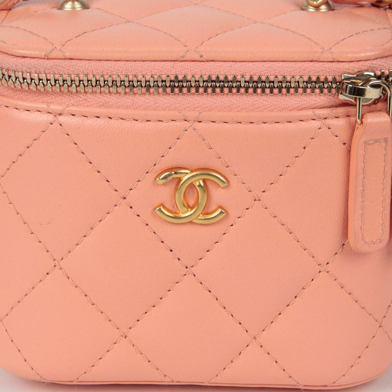 CHANEL Golden Ball Vanity 迷你肩斜背包 AP1447-2