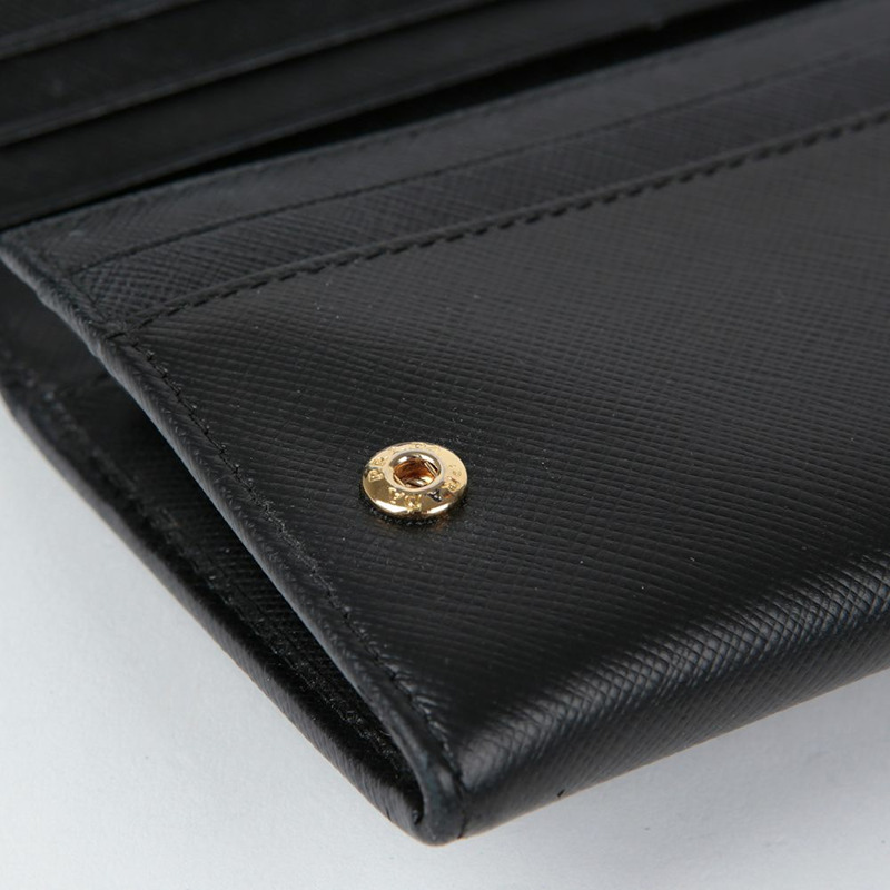 PRADA 絲帶長錢包-8