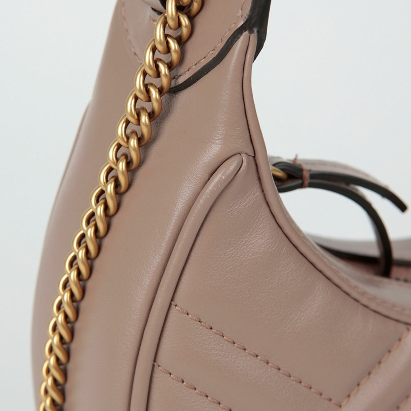【包稅】GUCCI GG Marmont 半月形迷你單肩斜背包-3