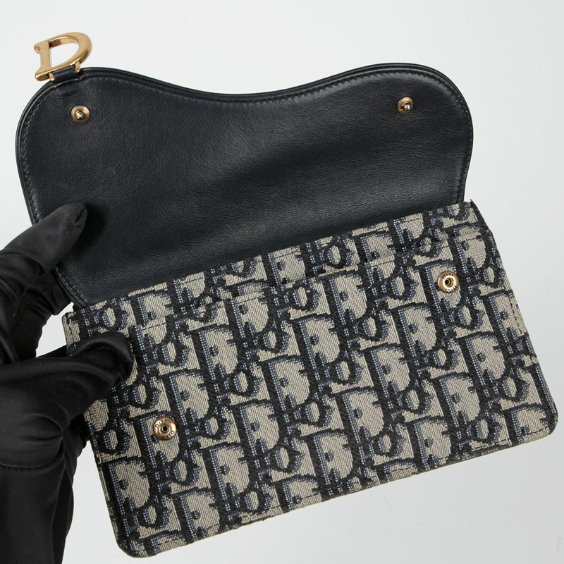 DIOR 馬鞍拉鍊多用途錢包-6