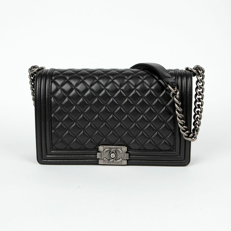 CHANEL Boy 大號單肩斜背包 A92193-1