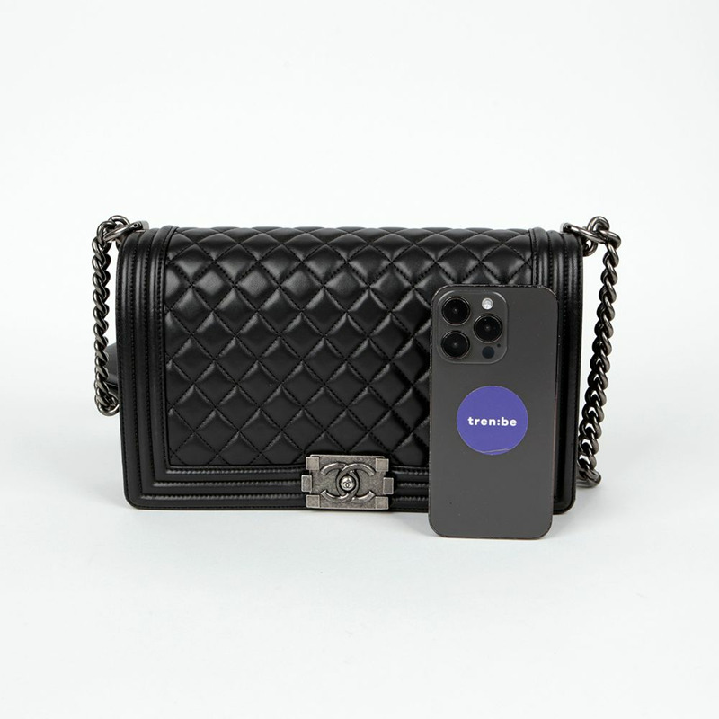 CHANEL Boy 大號單肩斜背包 A92193-12