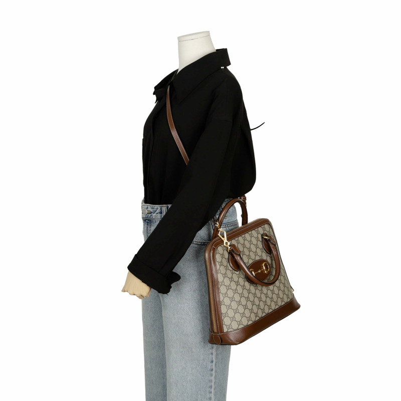 GUCCI Horsebit 中型托特單肩包 620850-8