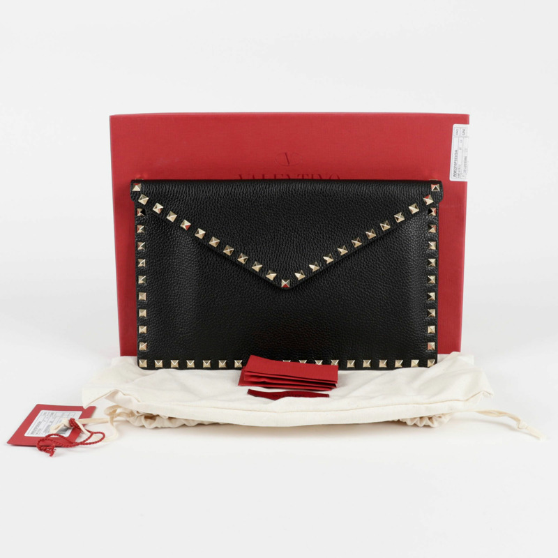 VALENTINO Rockstud 信封手拿包-0