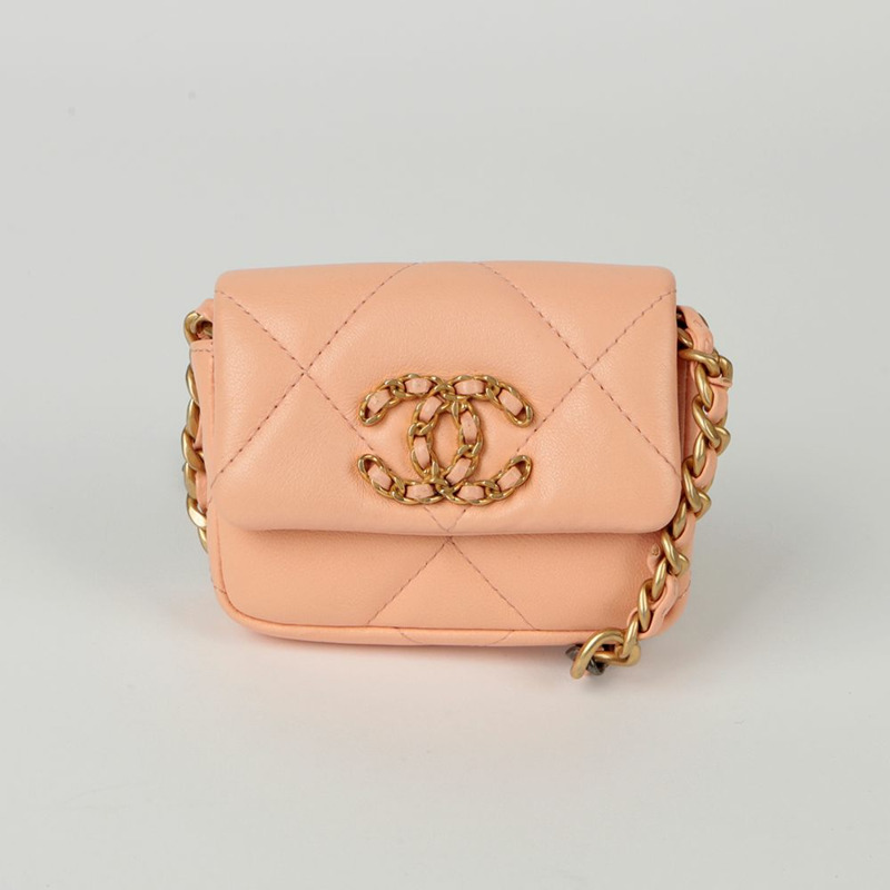 【包稅】CHANEL AP2451 魚子醬紋迷你斜背腰包 19厘米-1