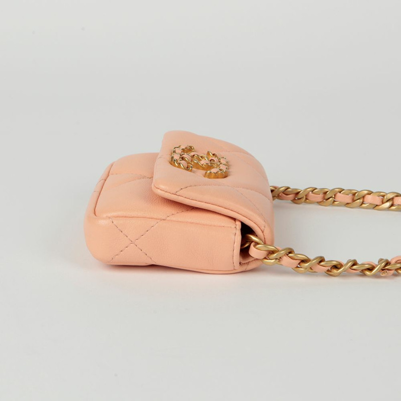 【包稅】CHANEL AP2451 魚子醬紋迷你斜背腰包 19厘米-4