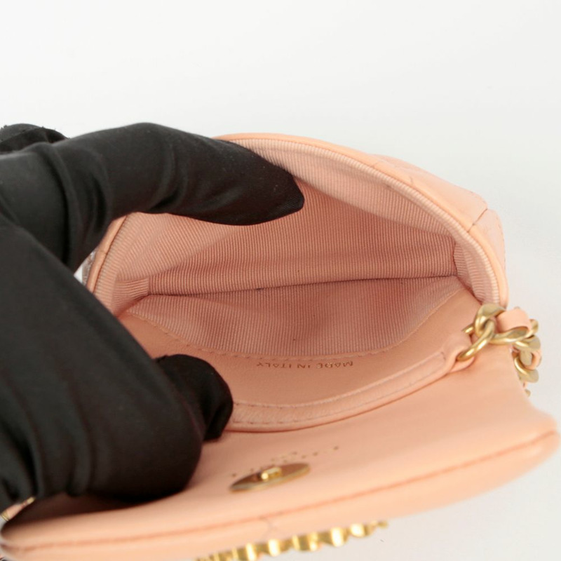 【包稅】CHANEL AP2451 魚子醬紋迷你斜背腰包 19厘米-10