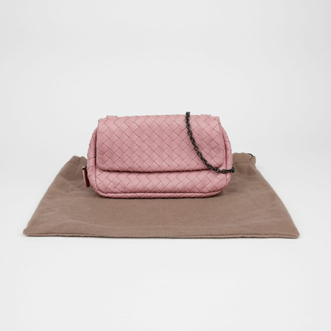 BOTTEGA VENETA Intrecciato 迷你鏈條單肩斜背包 310774