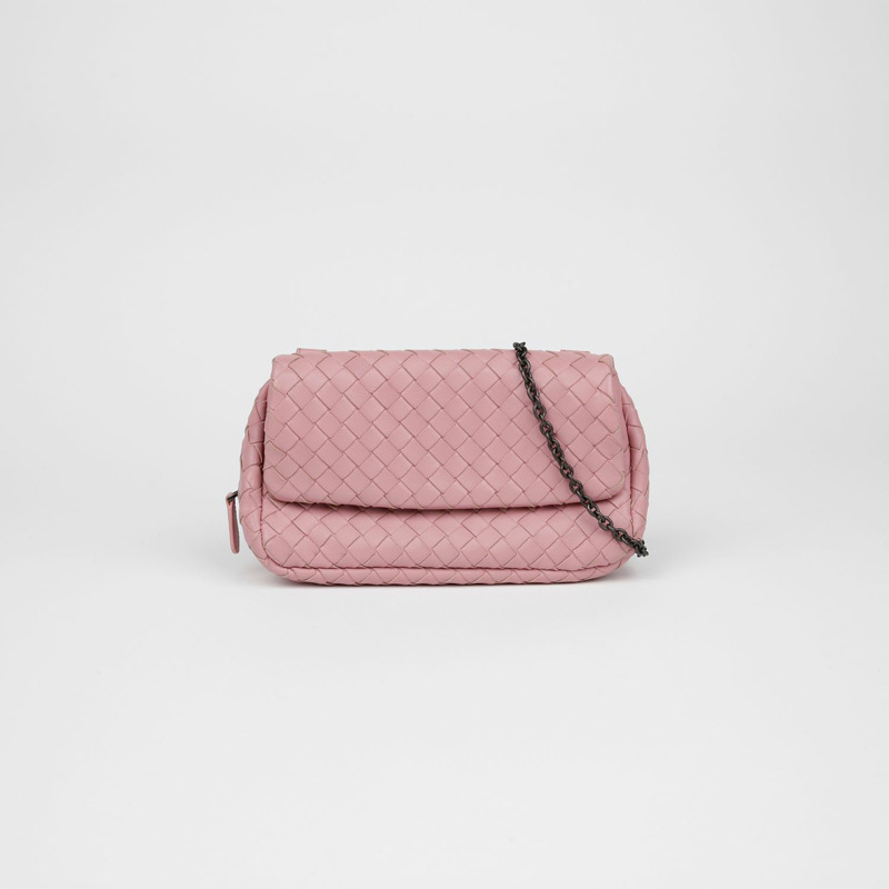 BOTTEGA VENETA Intrecciato 迷你鏈條單肩斜背包 310774-1
