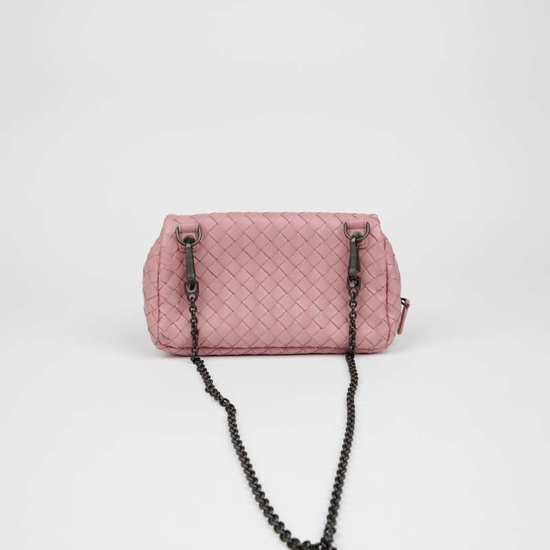 BOTTEGA VENETA Intrecciato 迷你鏈條單肩斜背包 310774-2