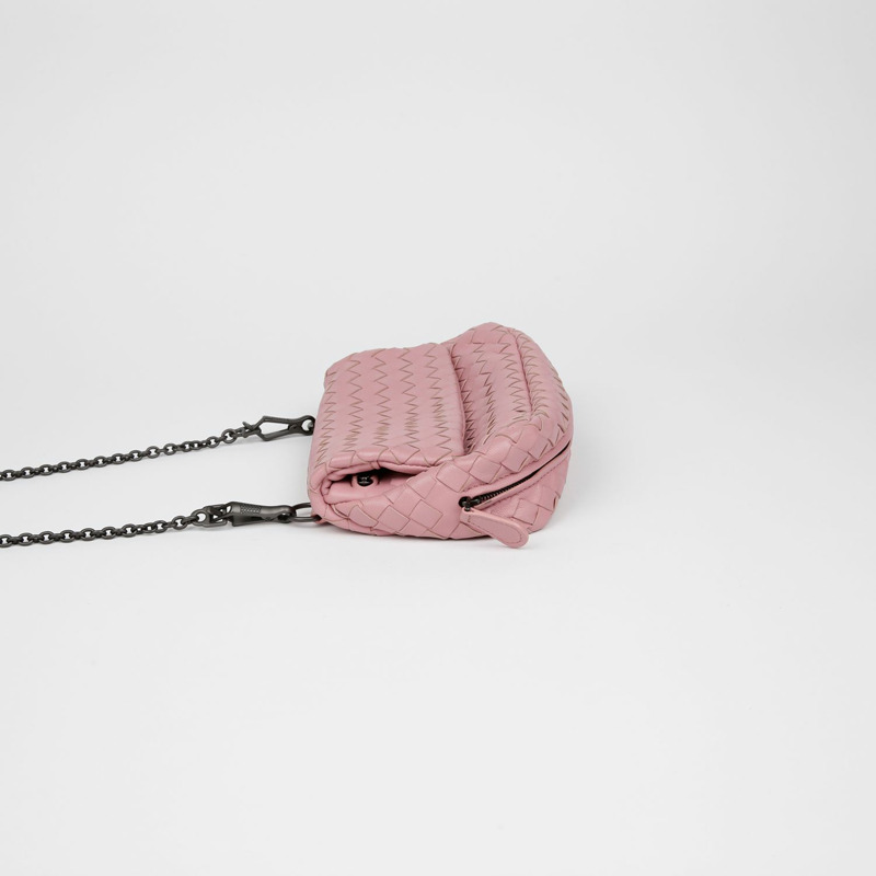 BOTTEGA VENETA Intrecciato 迷你鏈條單肩斜背包 310774-3