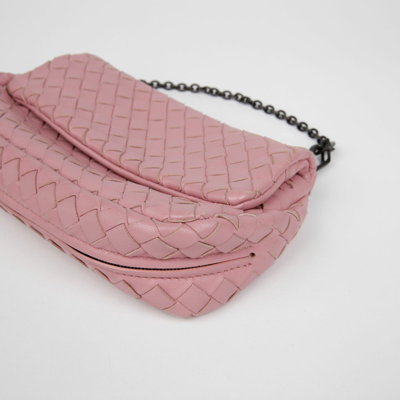 BOTTEGA VENETA Intrecciato 迷你鏈條單肩斜背包 310774-5