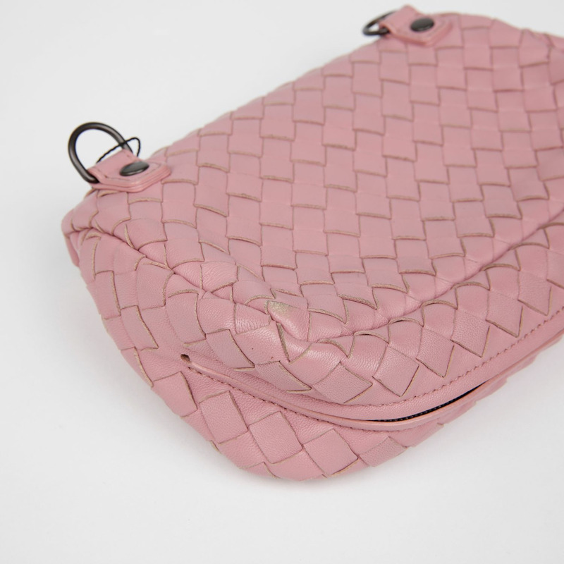 BOTTEGA VENETA Intrecciato 迷你鏈條單肩斜背包 310774-6
