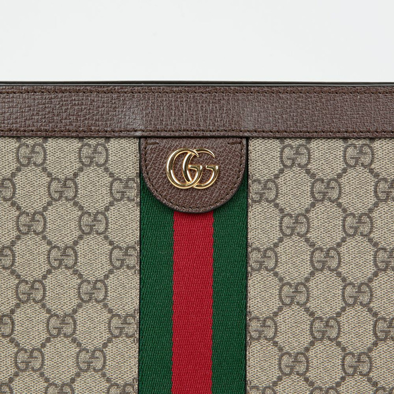 GUCCI 中型 GG Supreme Ophidia 鏈條單肩包-2