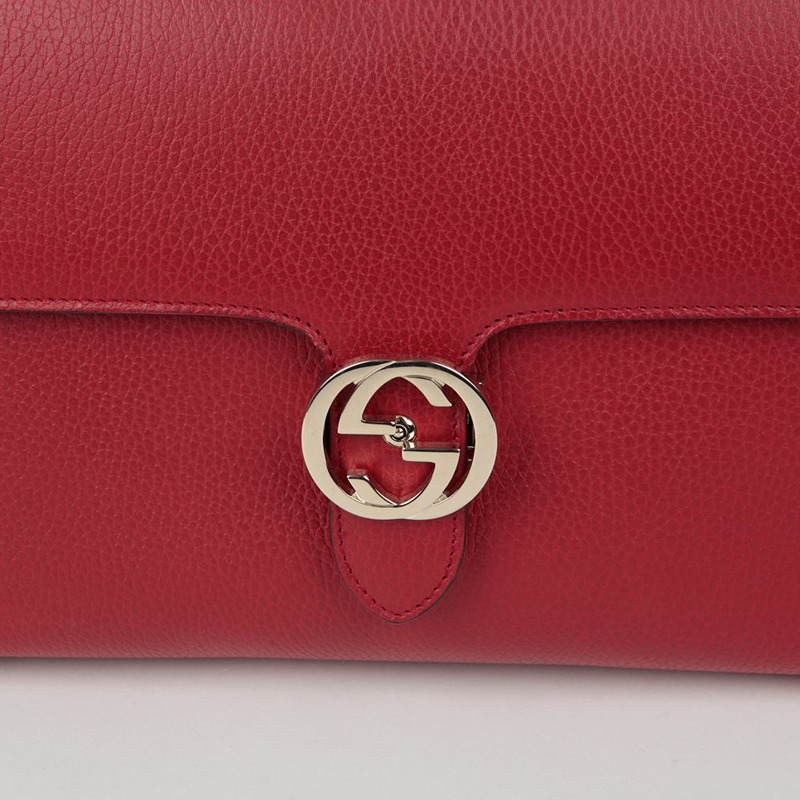 GUCCI 互扣式頂部手把托特單肩包 510306-4