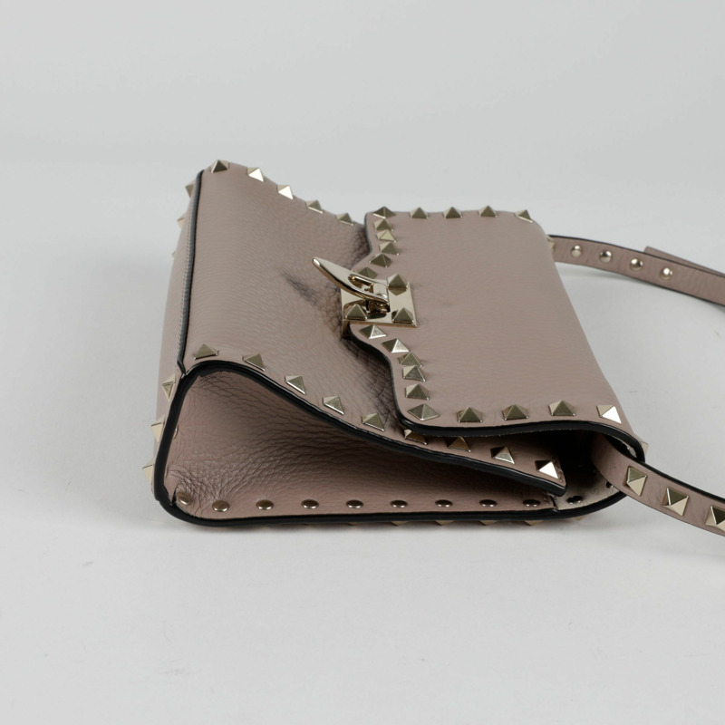 VALENTINO Rockstud 翻蓋肩斜背包 2B0181-4