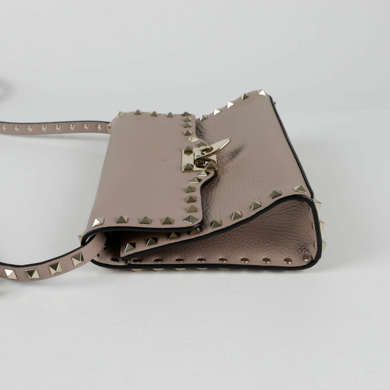 VALENTINO Rockstud 翻蓋肩斜背包 2B0181-6