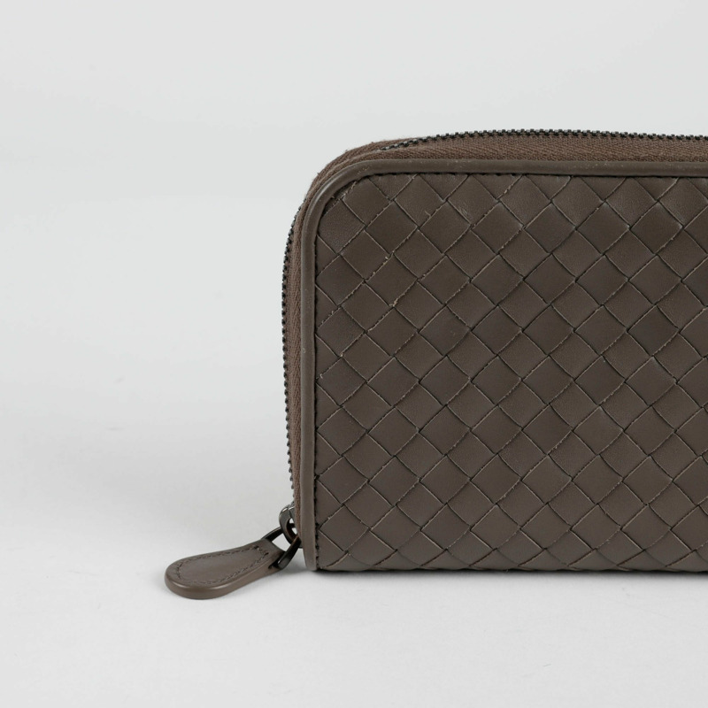 BOTTEGA VENETA Intrecciato 拉鍊長錢包-1