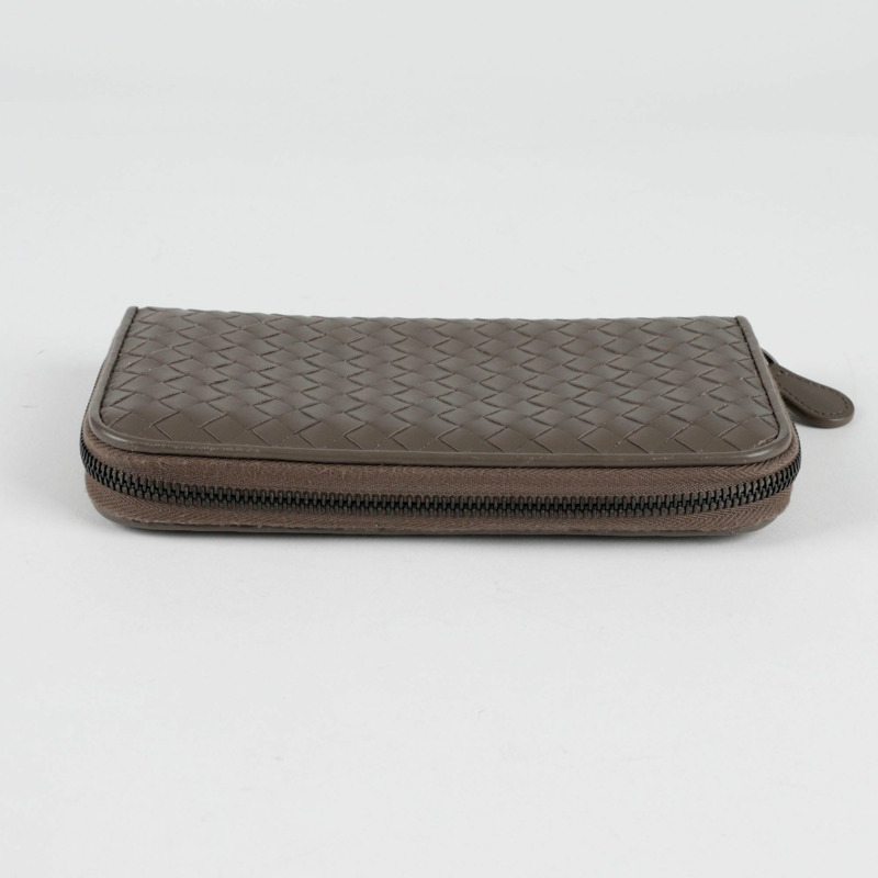 BOTTEGA VENETA Intrecciato 拉鍊長錢包-3