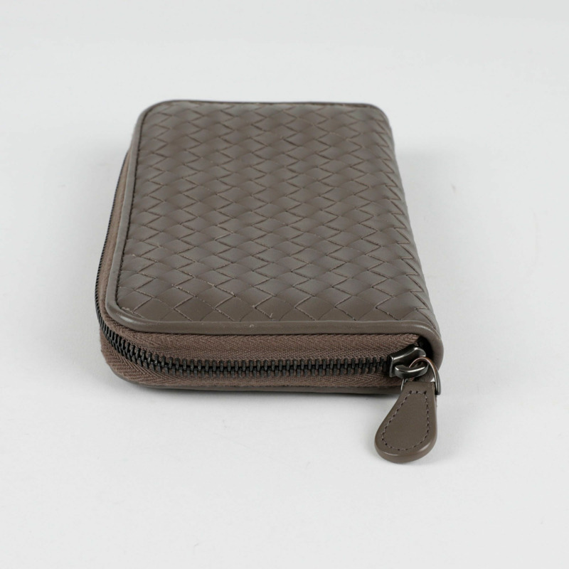 BOTTEGA VENETA Intrecciato 拉鍊長錢包-4