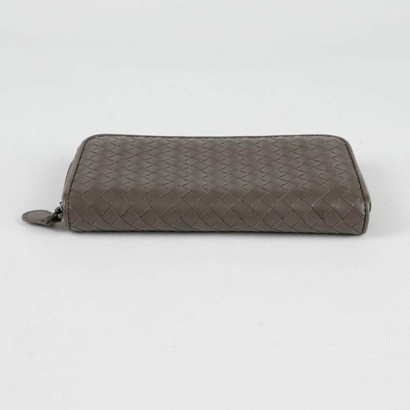 BOTTEGA VENETA Intrecciato 拉鍊長錢包-5