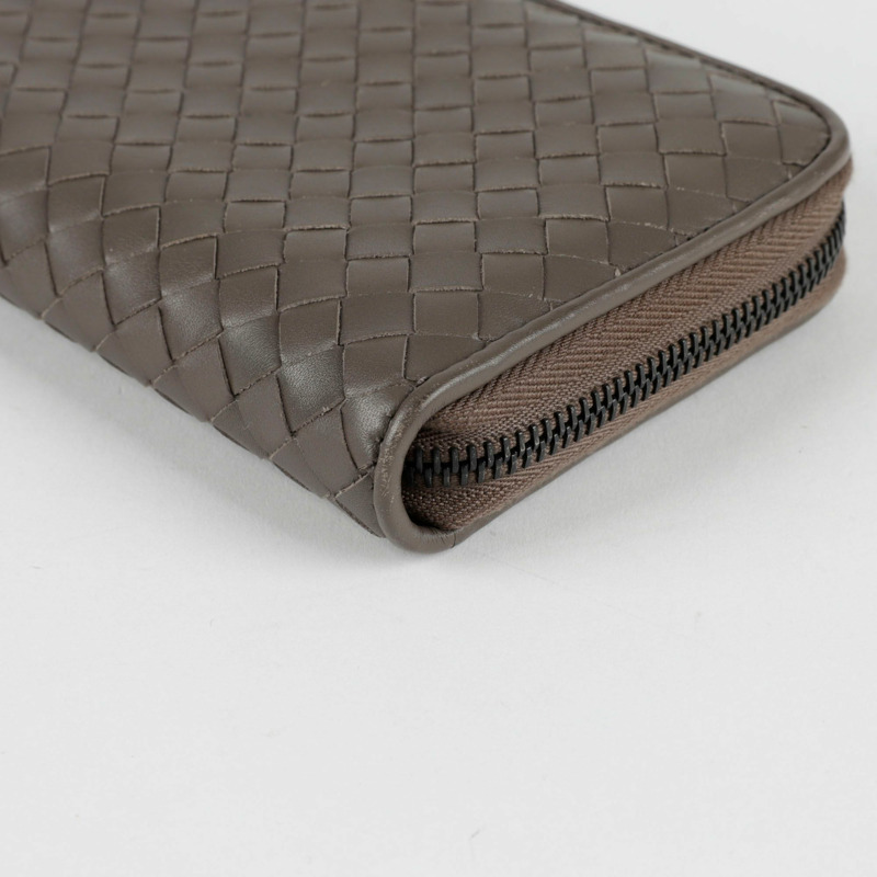 BOTTEGA VENETA Intrecciato 拉鍊長錢包-7